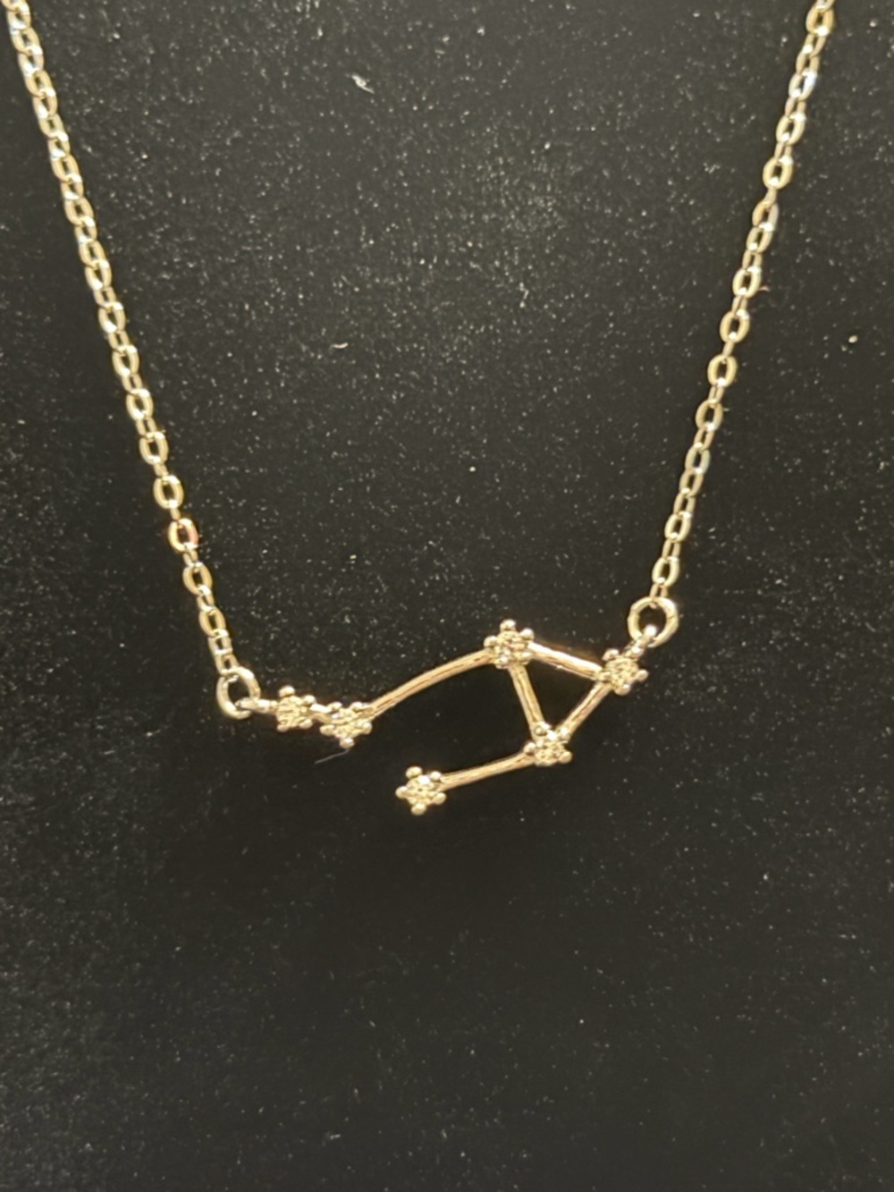 925 Silver Libra Constellation Pendant Necklace